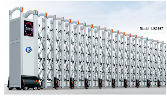 Cửa cổng xếp tự động LB005